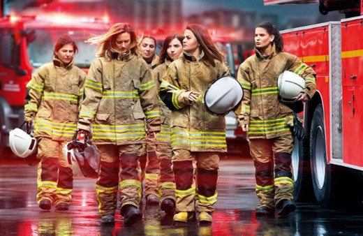 İzmir'in İtfaiyecileri kadar güzeli yok!