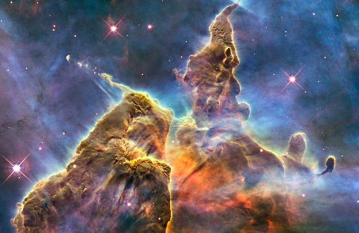 Hubble'dan 'dans halindeki' iki galaksinin görüntüsü yayınlandı