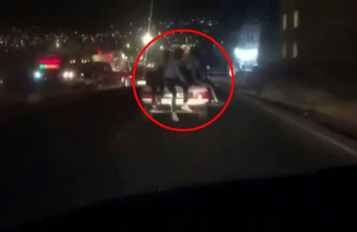 Şanlıurfa'da otomobil bagajında korkutan yolculuk