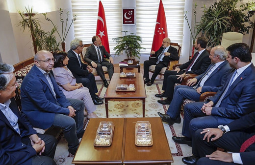 HDP'den Saadet Partisi'ne "kayyum" ziyareti