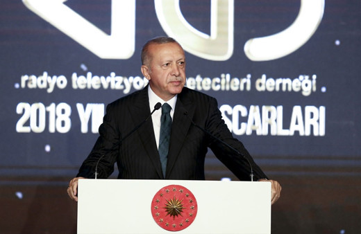 Erdoğan RTGD ödül gecesinde konuştu