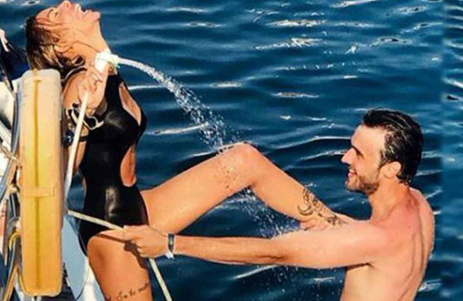 Sevgilisinin dudağından öpen Eliz Sakuçoğlu'na büyük tepki!