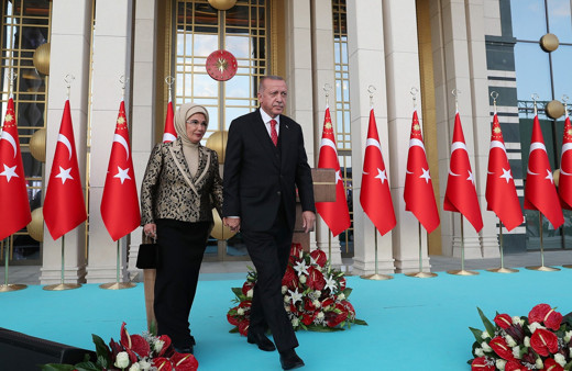 Cumhurbaşkanı Recep Tayyip Erdoğan'dan Beştepe'de 30 Ağustos Zafer Bayramı resepsiyonu