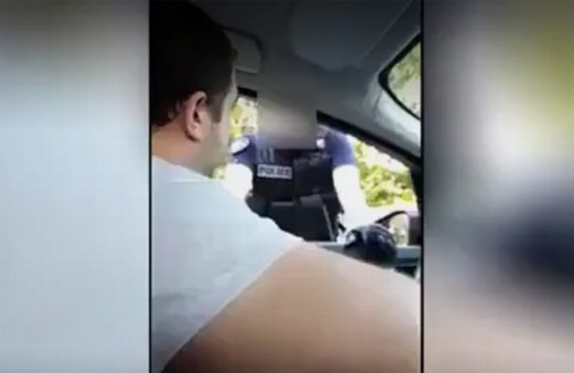Fransız polisinden Türk sürücüye küstah taciz