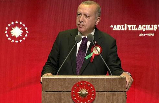 Erdoğan'dan her adli yıl açılışı öncesi yaşanan tartışmaya tepki! Hepimizin evidir!