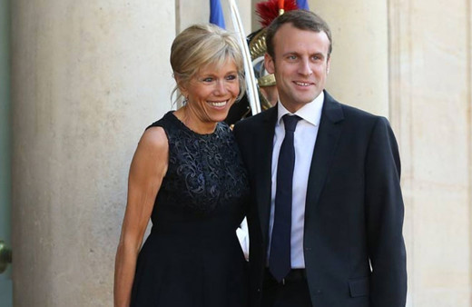 Emanuel Macron eşcinsel! Eşi diye bir ejderhayla yatıyor kadın çirkin