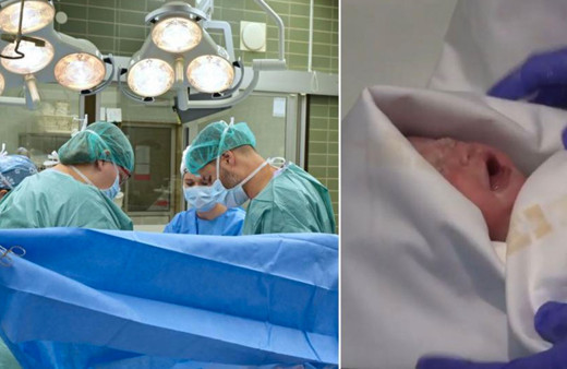 Beyin ölümü gerçekleşmiş olan anneden doğan bebek