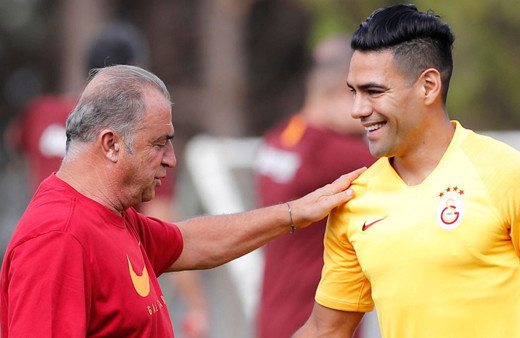 Galatasaray'da Fatih Terim'le Falcao buluştu