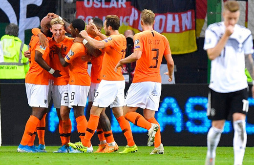 Hollanda Almanya'yı dağıttı! İşte gecenin toplu sonuçları