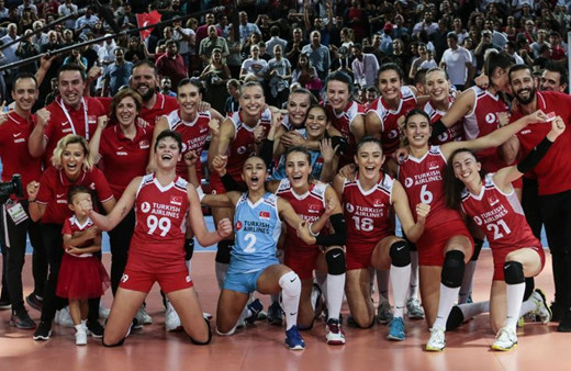 A Milli Kadın Voleybol Takımı finalde