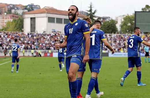 Kosova'nın Çekya'yı yendiği maçta Vedat Muriç yine gol attı