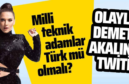 Demet Akalın'ın mİlli maç sonrası attığı olaylı twit'e vatandaş tepkisi!