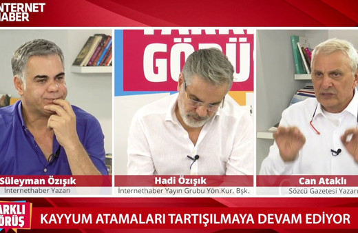 Can Ataklı ve Süleyman Özışık Farklı Görüş programında birbirlerine girdi