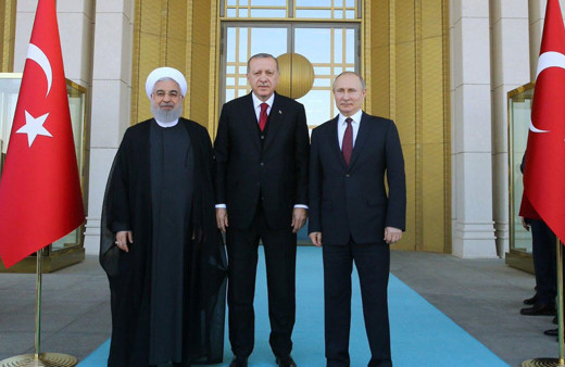 Putin ve Ruhani üçlü zirve için Ankara'ya geliyor