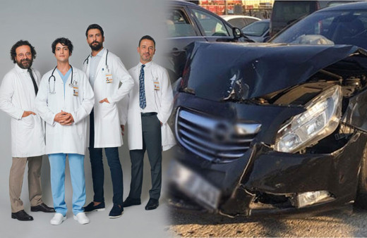 Mucize Doktor dizisinin başrolü Murat Aygen ailesiyle trafik kazası geçirdi yayının ilk günü