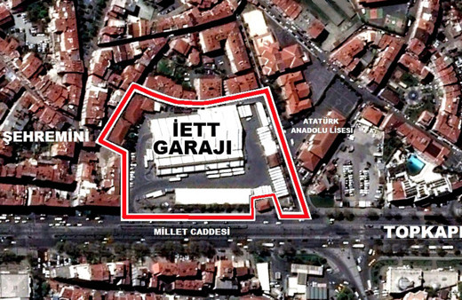 Topkapı İETT Garajı park oluyor