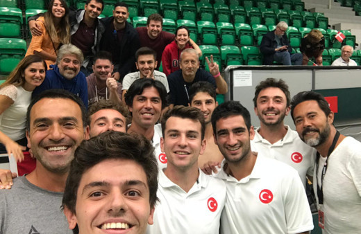 Türkiye Davis Cup'ta Danimarka'yı 3-2 yenerek tarih yazdı