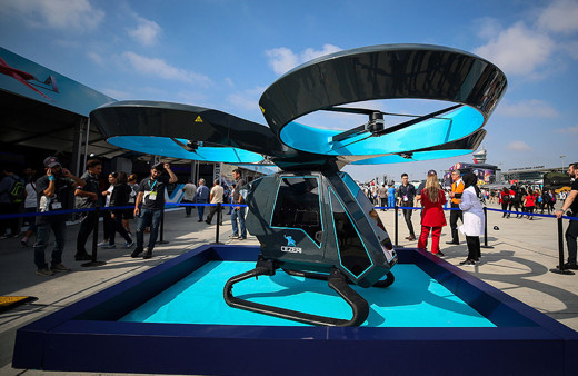 Uçan araba Cezeri TEKNOFEST İstanbul'da sergilendi