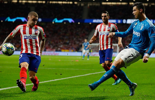 Fenerbahçe'nin itiraz ettiği pozisyon Atletico Madrid Juventus maçında yaşandı