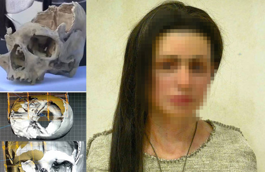 Sadece kafatasıyla bu hale geldi işte tam 7500 yıllık Anadolu kadını