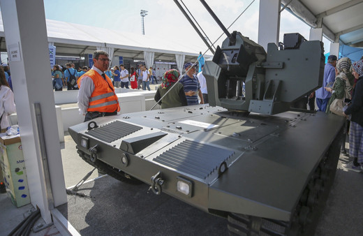 İnsansız atış platformu "mini tanka" dönüştü!