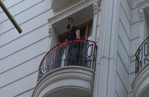 Eminönü'nde otelde yangın paniği