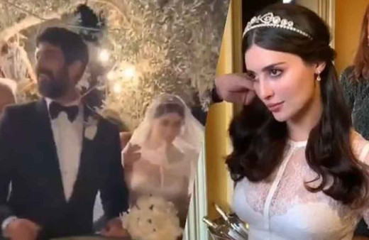 Bir Zamanlar Çukurova dizisinin oyuncusu Melike İpek Yalova dünyaevine girdi