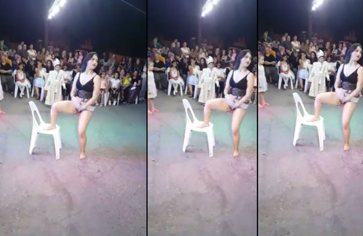 Köydeki sünnet düğününde twerk! Eteğini kaldırıp 'popo sallama' dansı olay