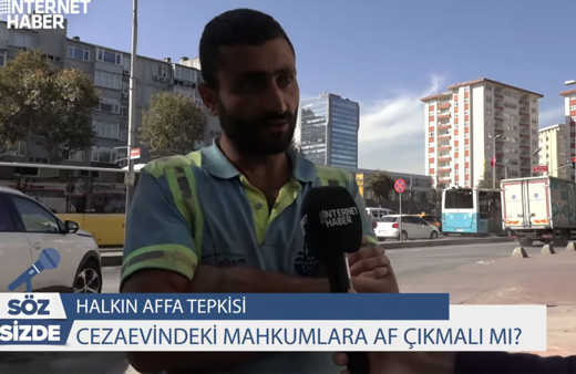 Cezaevindeki mahkumlara af çıkmalı mı sorusuna vatandaşın cevabı!
