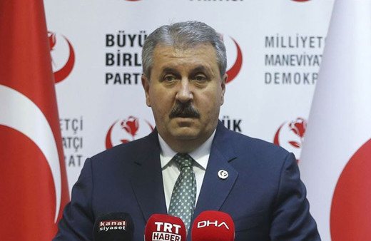 Mustafa Destici Erdoğan'ın İsrail ile ilgili konuşması için 'tarihe bir nottur' deyip teşekkür etti