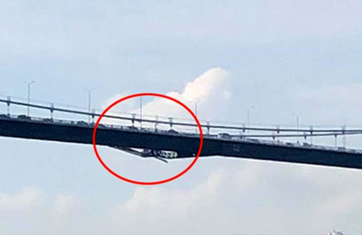 İstanbul'da deprem sonrası boğaz köprüsünde hasar iddiası! Fotoğraf hızla yayıldı