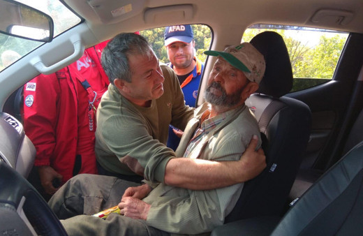 Ormanda kaybolan yaşlı adam, 3 gün sonra bulundu