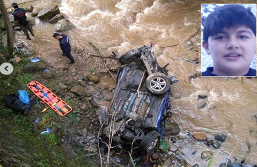 İzinsiz aldığı otomobille dereye uçtular! Yunus öldü kardeşi yaralı