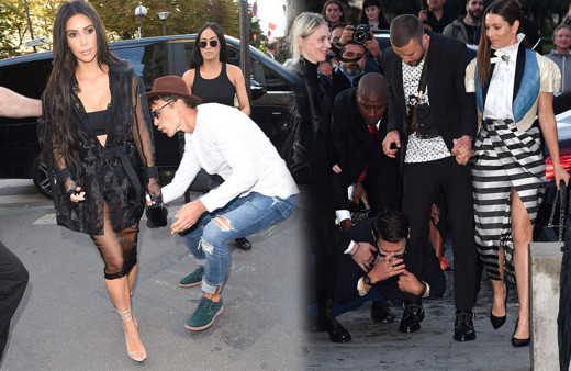 Kim Kardashian'ın kalçasını öpen kırmızı halı tacizcisi Justin Timberlake'i de taciz etti