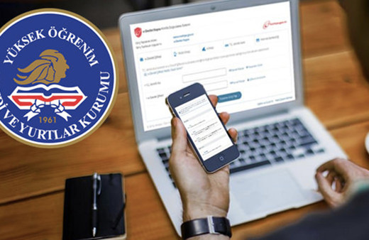 E devlet şifresiyle KYK burs başvurusu yapma sayfası giriş