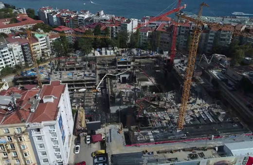Atatürk Kültür Merkezi'nin inşaatı havadan görüntülendi!
