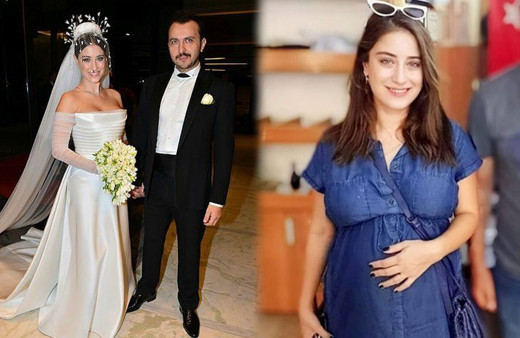 Hazal Kaya doğuma 1 ay kala paylaştı hamilelik pozu TT oldu