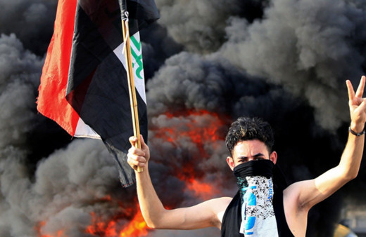 Irak alev alev! Güvenlik güçleri gerçek mermi kullanıyor Çok çarpıcı kareler var