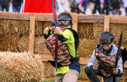 Erdoğan ve Albayrak'ın kıran kırana okçuluk mücadelesi