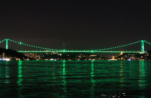 İstanbul "serebral palsi" için yeşile büründü