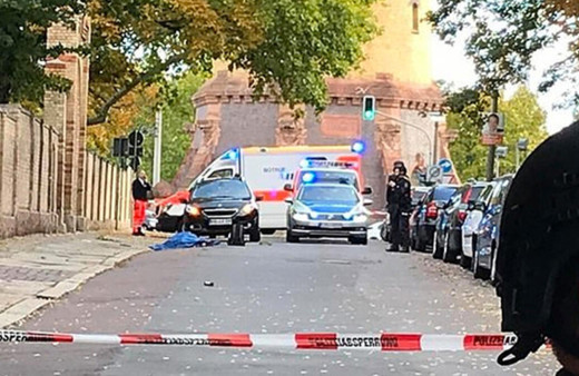 Almanya'da sinagog yakınlarında silahlı saldırı şoku! Ölü ve yaralılar var