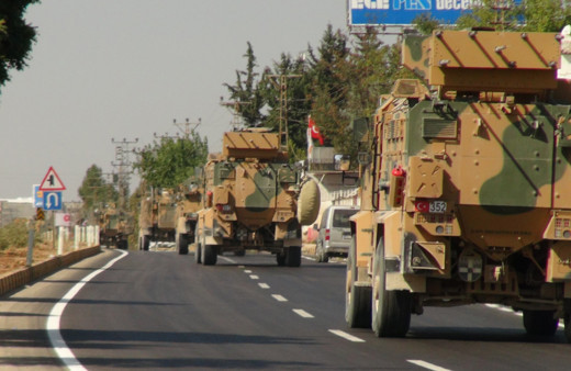 Suriye sınırında sevkiyat devam ediyor! 100 araçlık konvoy Kilis'te