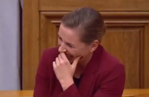 Fillerin EYT kararı Danimarka Başbakanı Mette Frederiksen'ı gülme krizine soktu