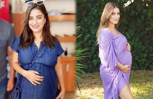 Yeni hamilelik pozuyla heyecanlandıran Hazal Kaya geri sayıma başladı