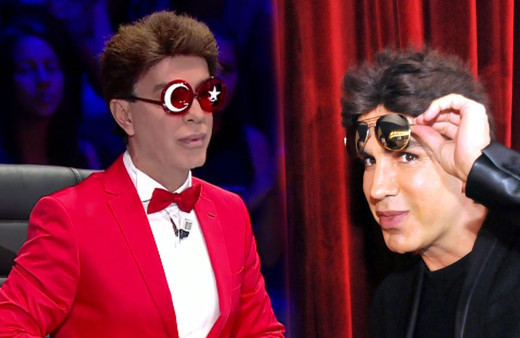 Yılmaz Morgül ödül gecesinde çöp poşeti giydi geceye damga vurdu