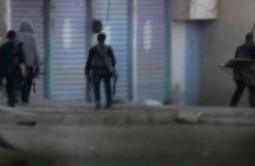 Resulayn'daki teröristlerin çekilme anları böyle görüntülendi