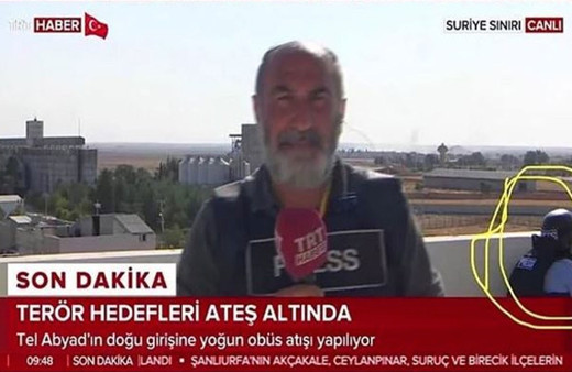 A Haber muhabirinin sınırdaki görüntüsü olay yaratmıştı! Açıklama geldi