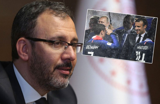 Bakan Kasapoğlu'ndan Fransa'ya asker selamı tepkisi! Bu fotoğrafı örnek gösterdi