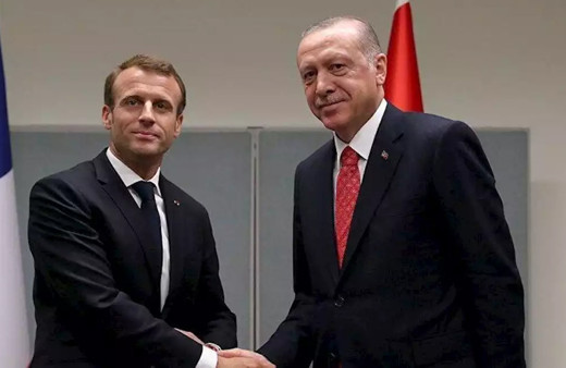 Cumhurbaşkanı Erdoğan, Fransa Cumhurbaşkanı Macron ile görüştü