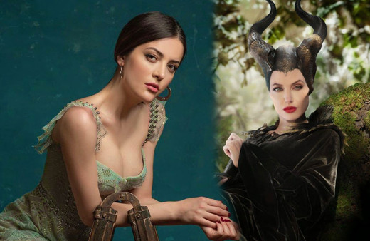 İrem Sak'ın Malefiz stili sosyal medyaya damga vurdu Londra'ya özel davetli olarak gitti